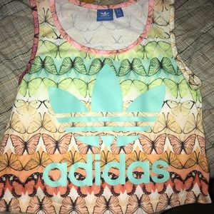 Adidas cropped tank